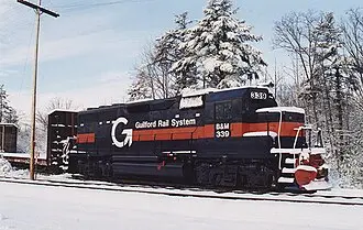 EMD GP40形ベースの旅客型ディーゼル機関車