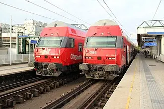 ÖBB bilevel rail car