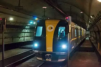 São Paulo Metro Hyundai Rotem stock