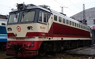 中国国鉄韶山7C型電気機関車