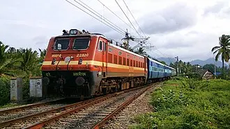 インド鉄道WAP4形電気機関車